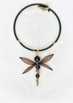 Колье Libellula из муранского стекла Enzo Benzo